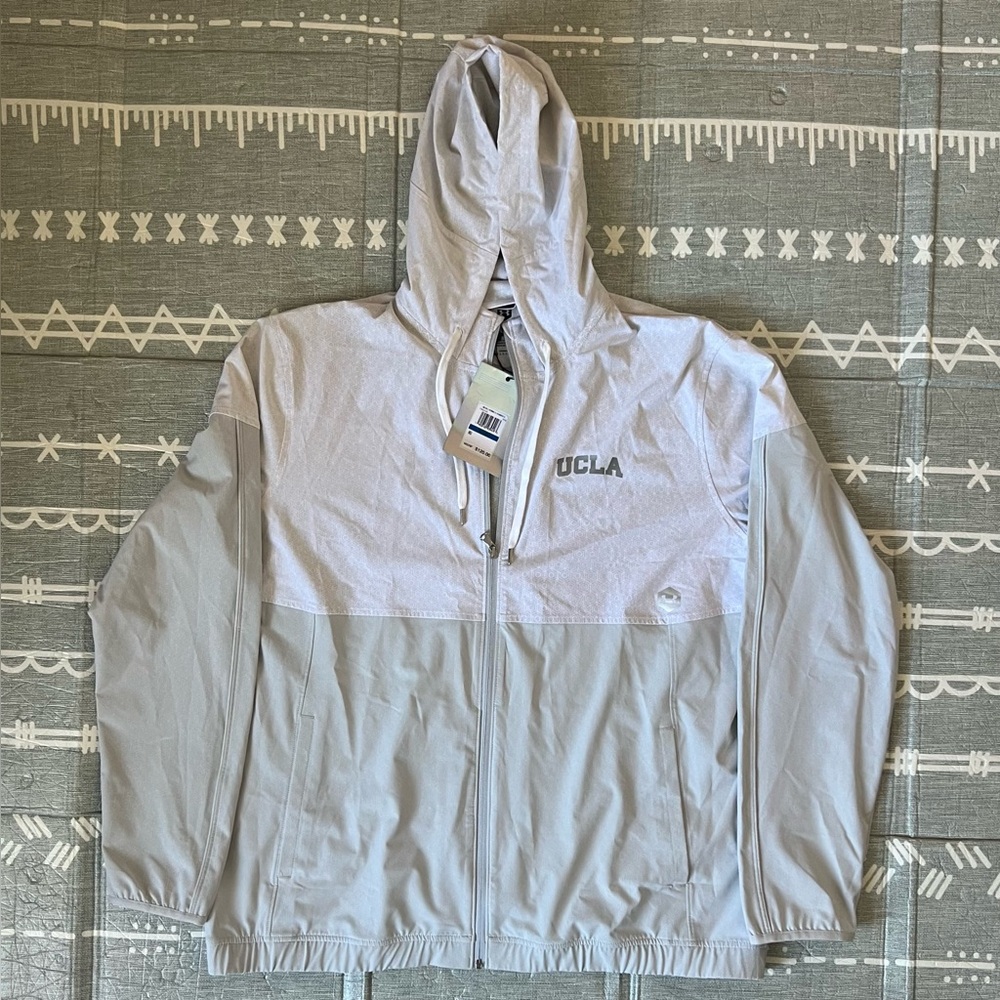 Under Armour Light Gray & White UCLA Jacket